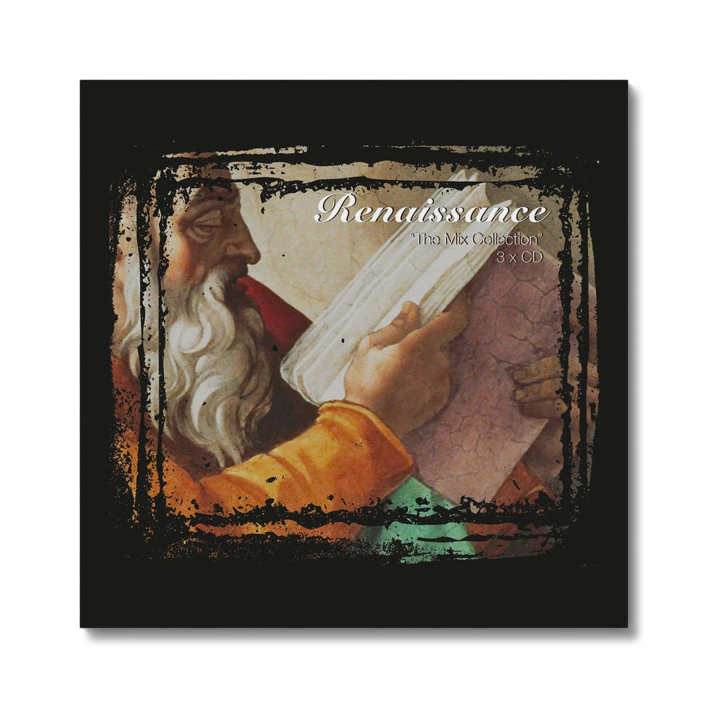 Renaissance The Mix Collection Album Cover Distressed Square Canvas-Renaissance DJ Shop