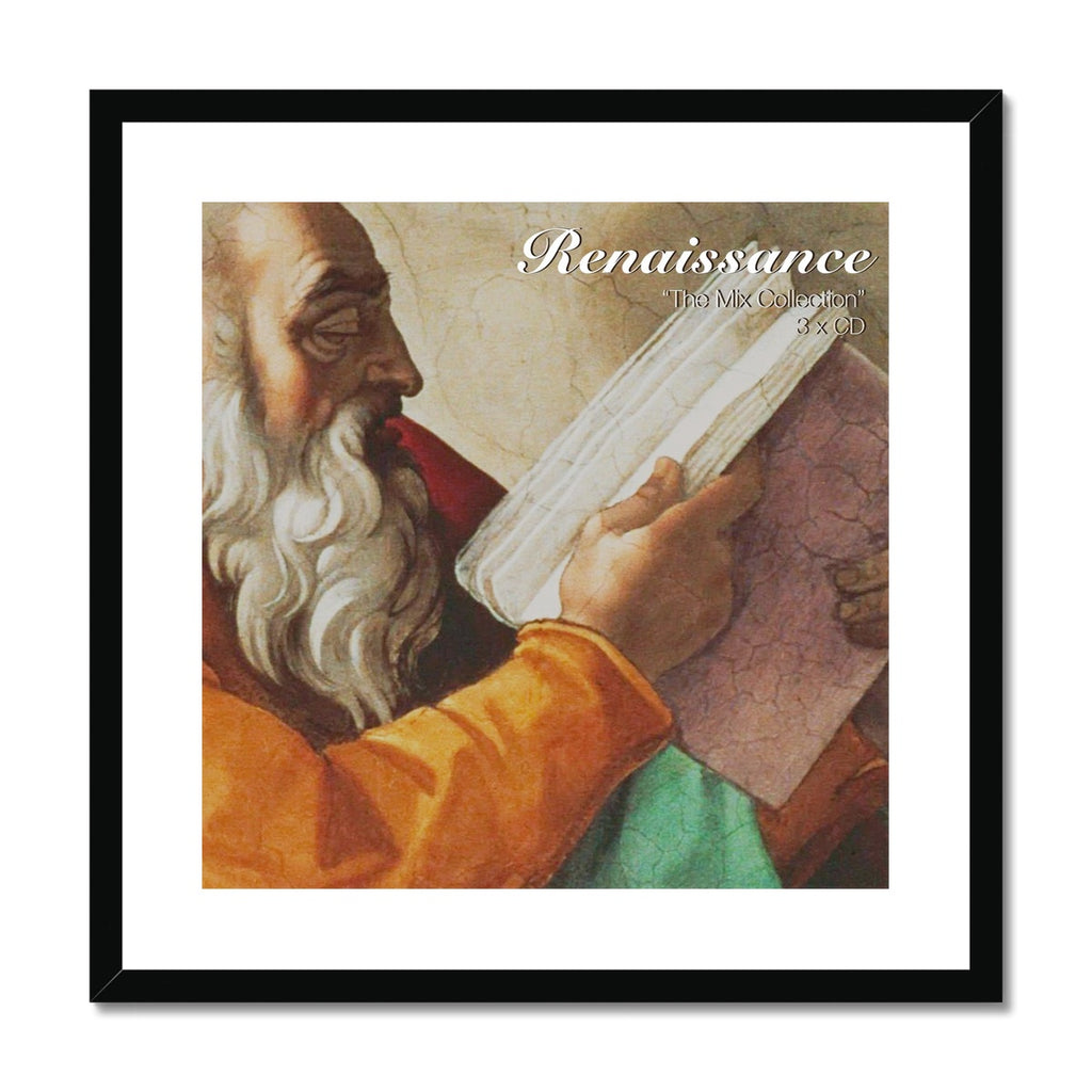 Renaissance The Mix Collection Album Cover Square Framed & Mounted Print-Renaissance DJ Shop