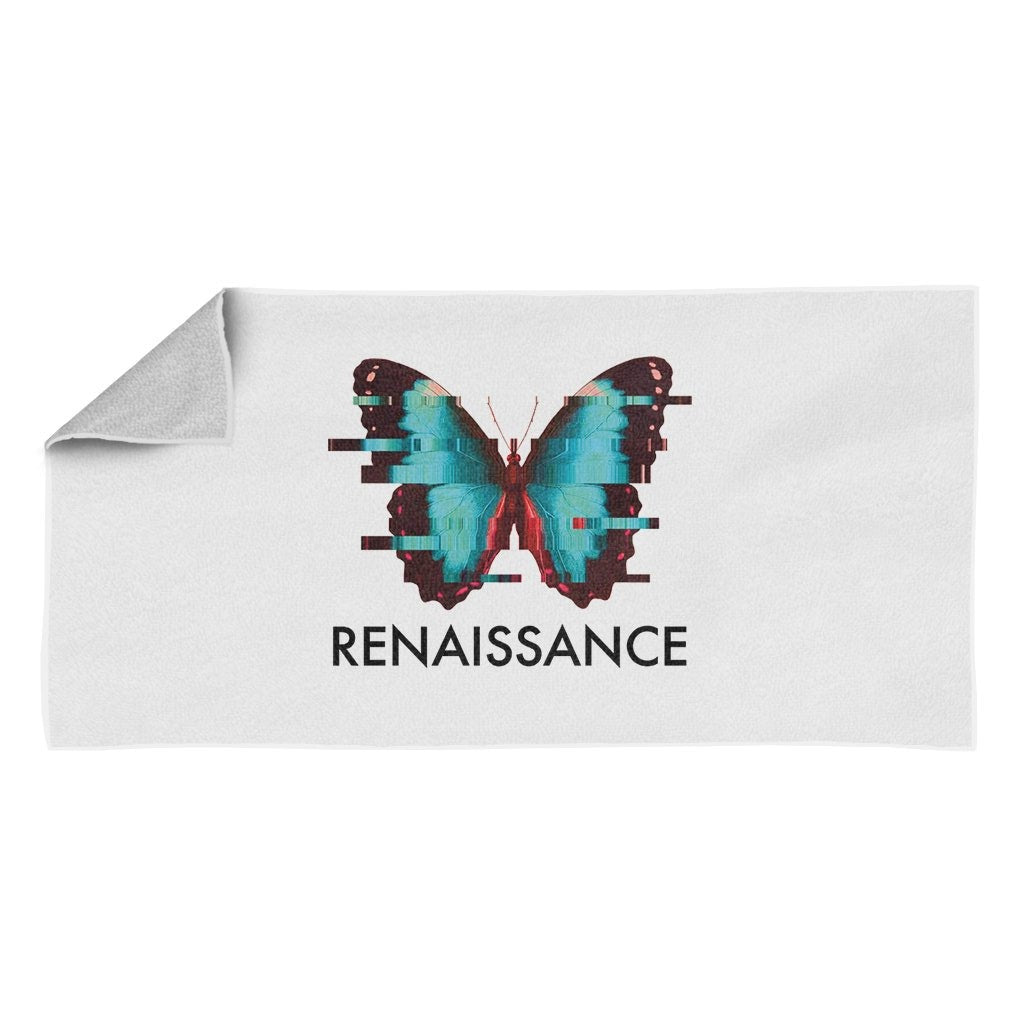 Renaissance Daytime Butterfly Beach Towel-Renaissance DJ Shop