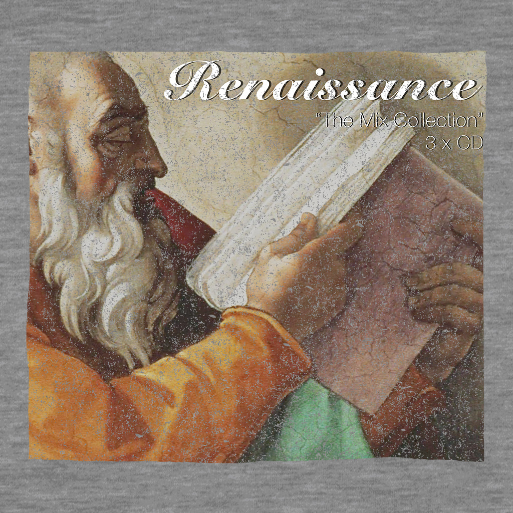 Renaissance The Mix Collection Album Cover Front And Back Print Women's Iconic Fitted T-Shirt-Renaissance DJ Shop