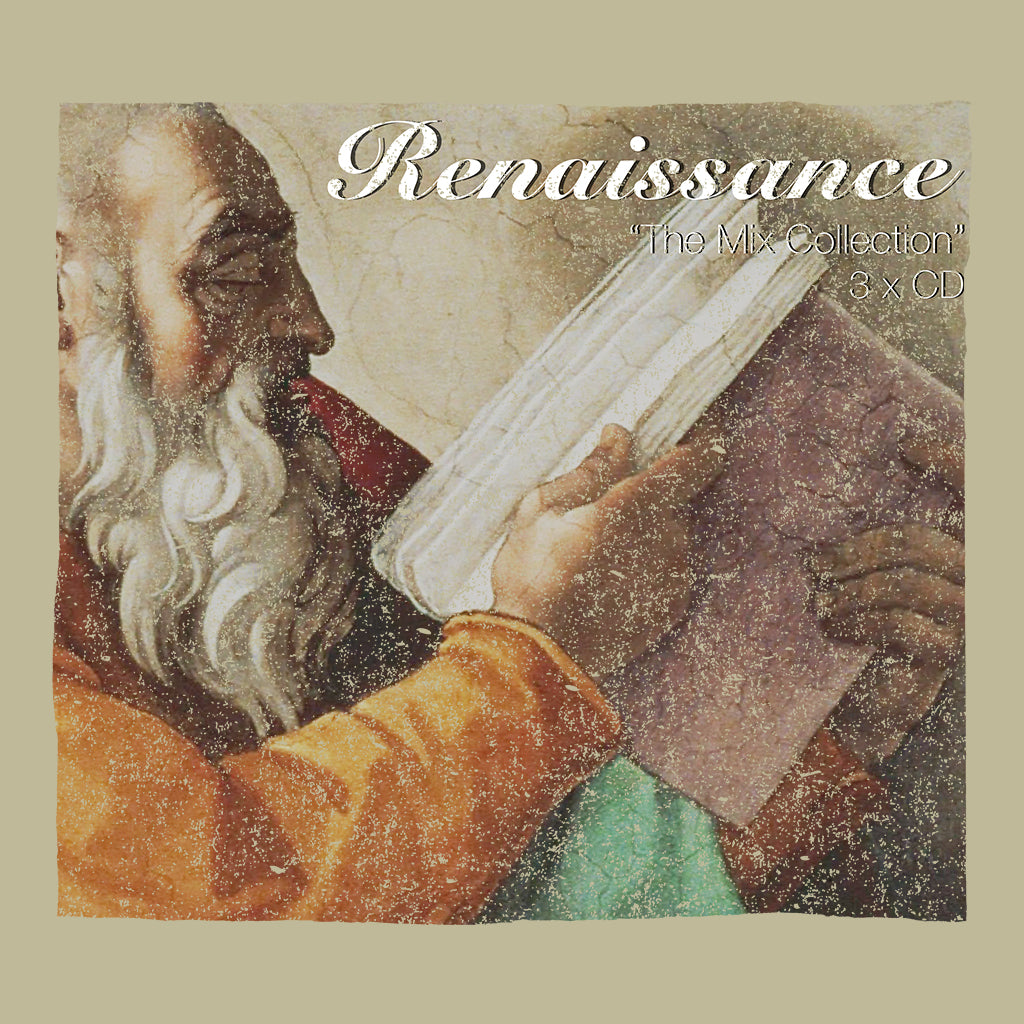 Renaissance The Mix Collection Album Cover Front And Back Print Unisex Organic T-Shirt-Renaissance DJ Shop