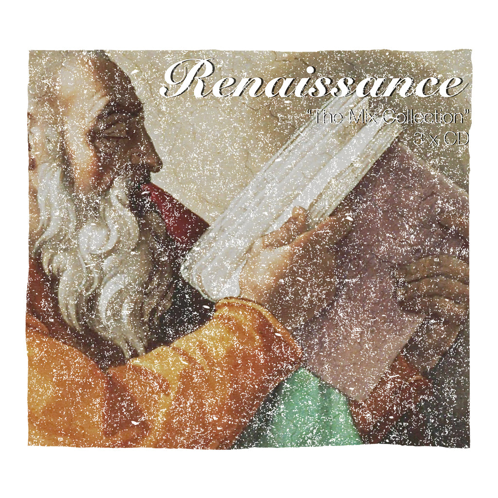 Renaissance The Mix Collection Album Cover Front And Back Print Women's Iconic Fitted T-Shirt-Renaissance DJ Shop