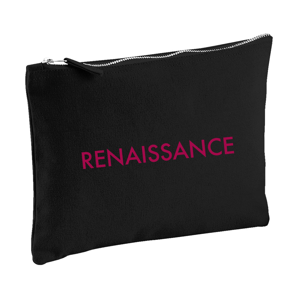 Burgundy Renaissance Logo Accessory Pouch-Renaissance DJ Shop