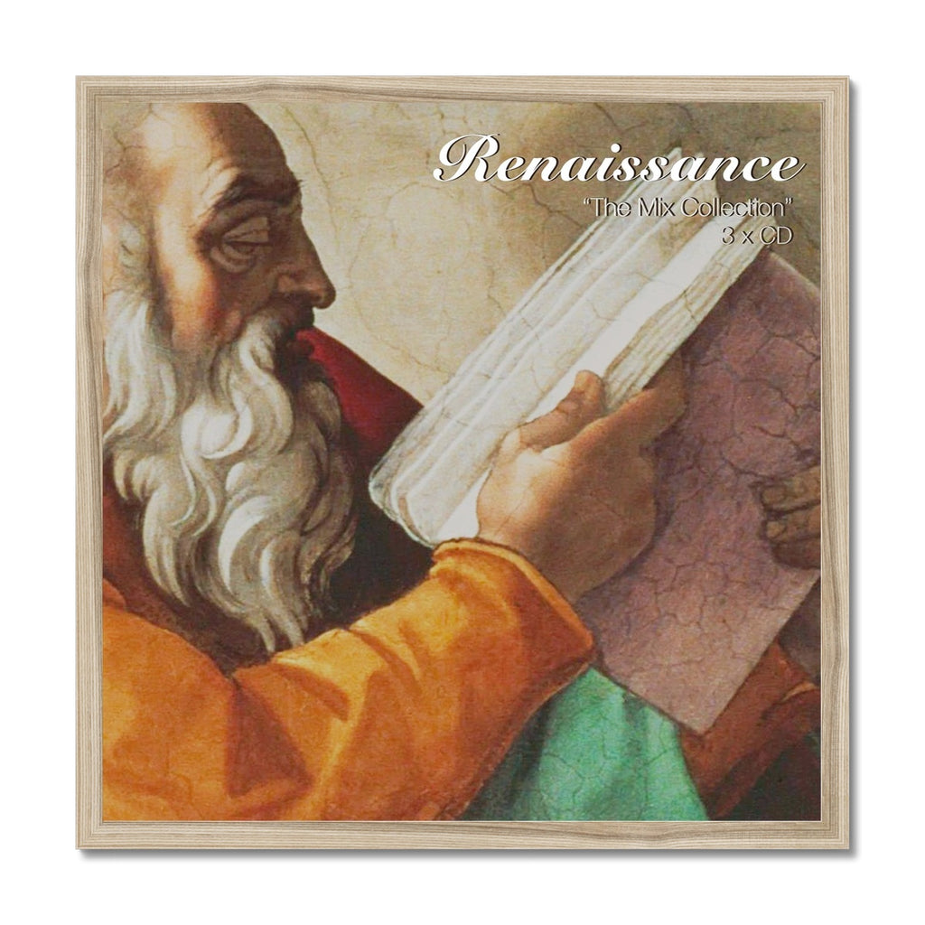 Renaissance The Mix Collection Album Cover Square Framed Print-Renaissance DJ Shop