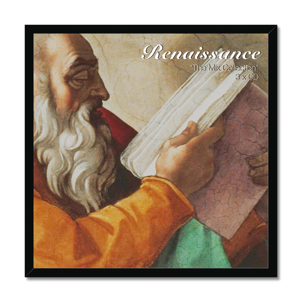 Renaissance The Mix Collection Album Cover Square Framed Print-Renaissance DJ Shop